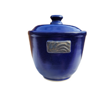 Load image into Gallery viewer, Lidded Jar - Cobalt Zen
