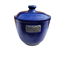 Load image into Gallery viewer, Lidded Jar - Cobalt Zen
