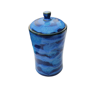 Lidded Jar  - Whistler Blue