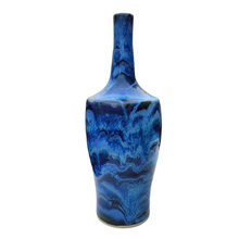 Load image into Gallery viewer, Tall Bottleneck  Vase  - Whistler Blue
