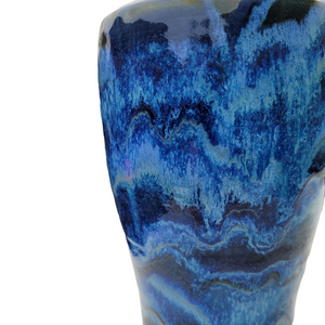 Tall Bottleneck  Vase  - Whistler Blue